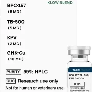 BPC-157, TB-500, KPV, GHK-Cu 22mg (Klow Blend)